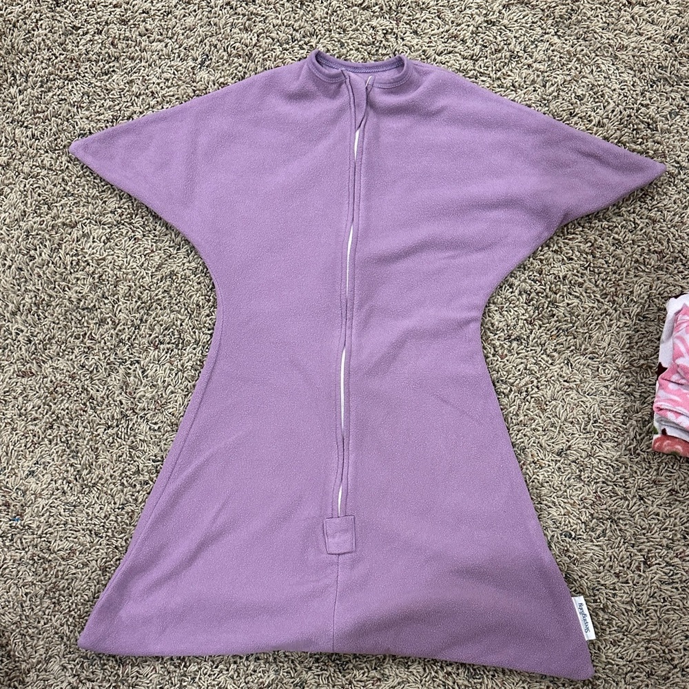 Fleece Sleeping Baby Zipadee-Zip